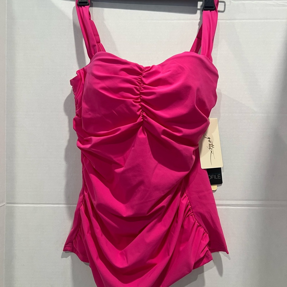 Gottex Fuchsia Swimsuit TOP ONLY